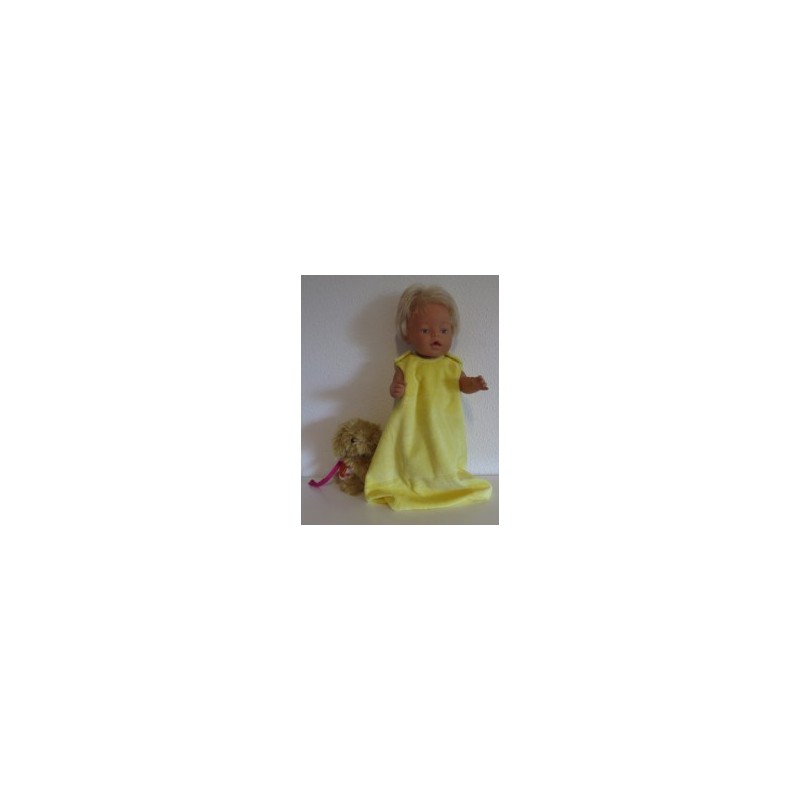 slaapzak geel baby born 43cm