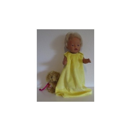 slaapzak geel baby born 43cm