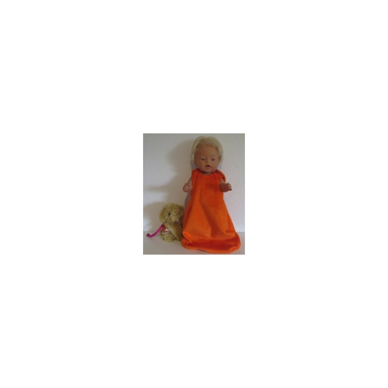 slaapzak oranje baby born 43cm