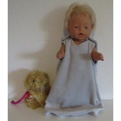 slaapzak grijs baby born 43cm