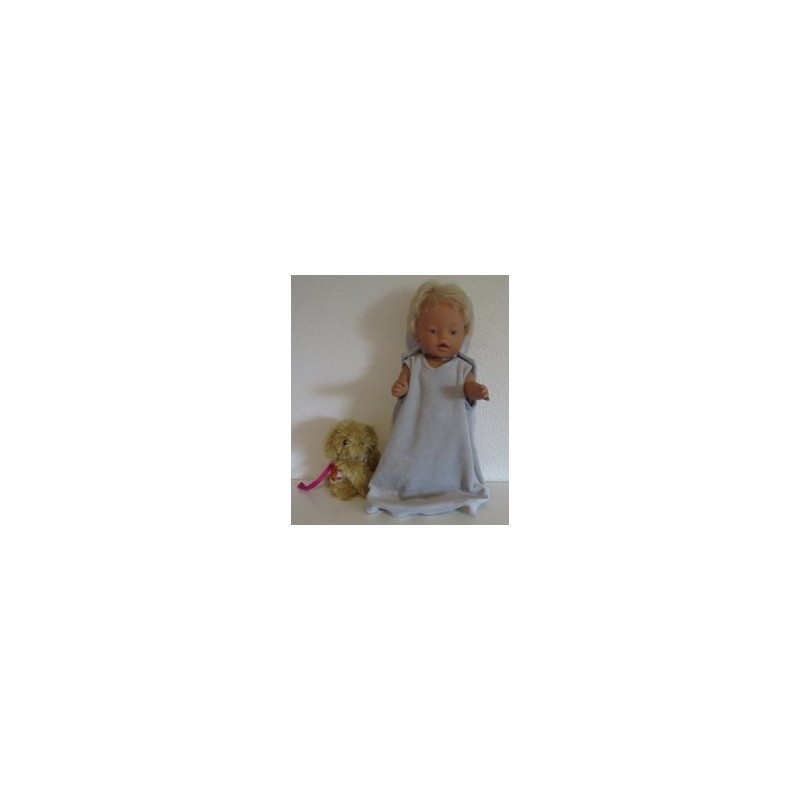 slaapzak grijs baby born 43cm
