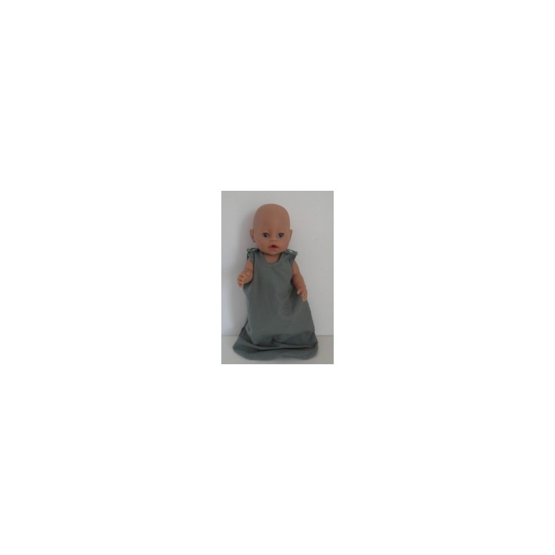 slaapzak met roze baby born 43cm