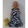 slaapzak zeebra print baby born 43cm