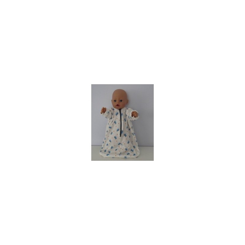 slaapzak mouwen tractor baby born 43cm