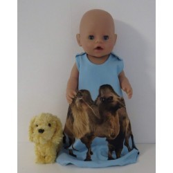 slaapzak blauw kameel baby born 43cm