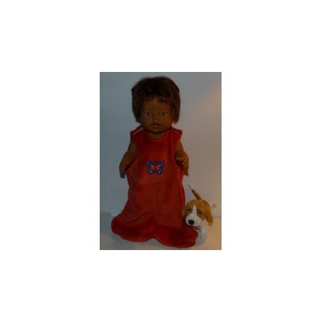 slaapzakrood met vlinder baby born 43cm
