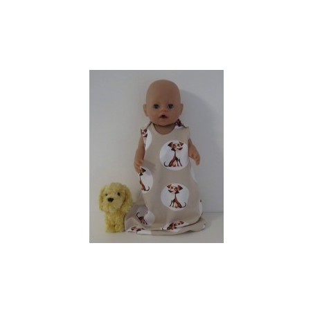 slaapzak hond baby born 43cm