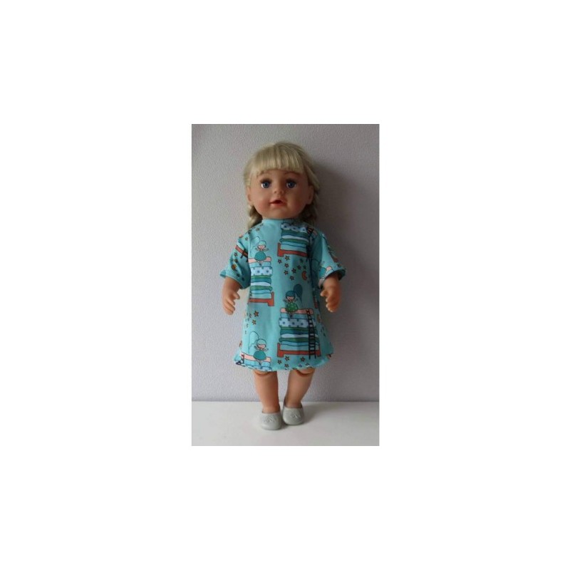 nachtjapon stappelbed baby born 43cm