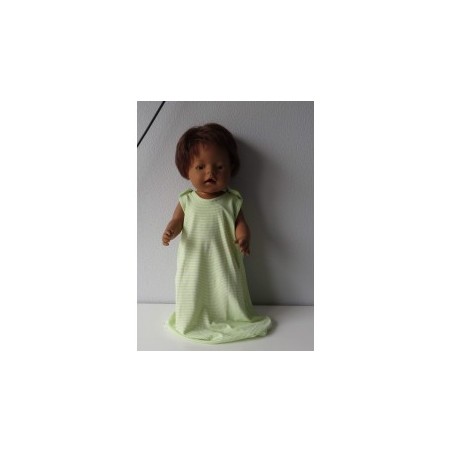 slaapzak groen gestreept smal baby born 43cm