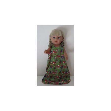 slaapzak groen paddestoelen baby born 43cm