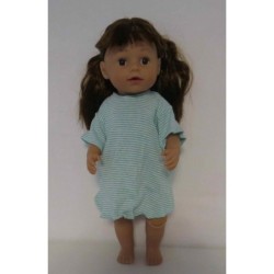 nachtjapon gedtreept baby born 43cm