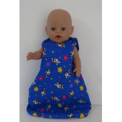 slaapzak hard blauw konijnen baby born 43cm