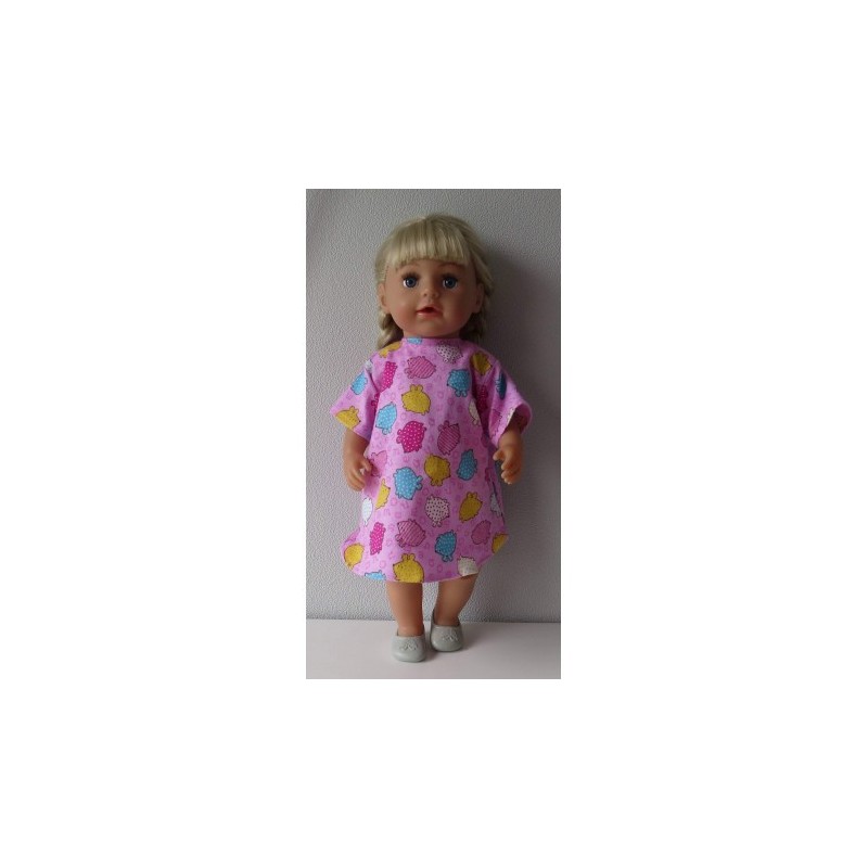 nachtjapon roze dieren baby born 43cm