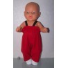 ski-pak rood baby born 43cm