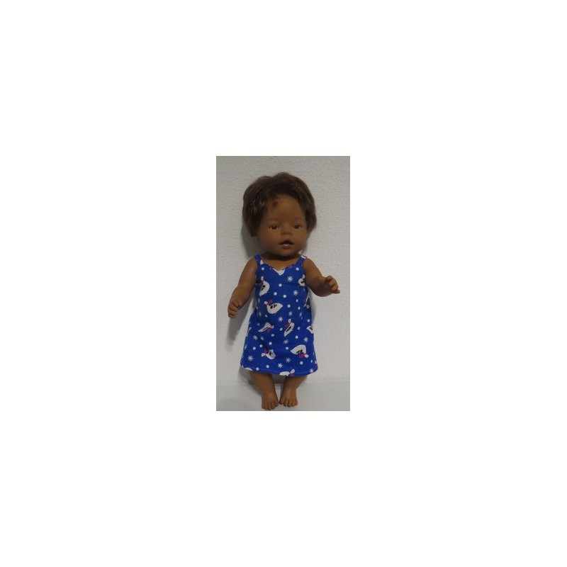 nachthemd blauw ganzen baby born 43cm
