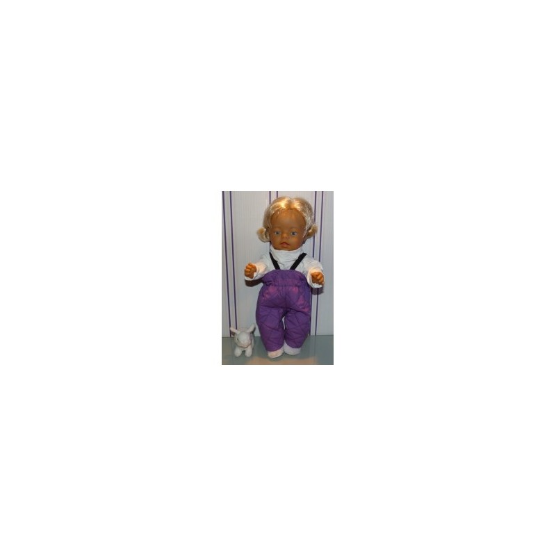 ski-pak paars baby born 43cm