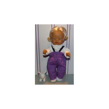 ski-pak paars baby born 43cm