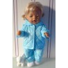 ski-pak mint baby born 43cm