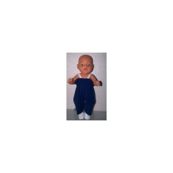 ski-pak blauw baby born 43cm