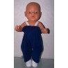 ski-pak blauw baby born 43cm