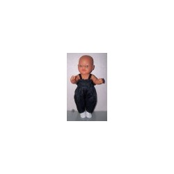 ski-pak donker blauw baby born 43cm