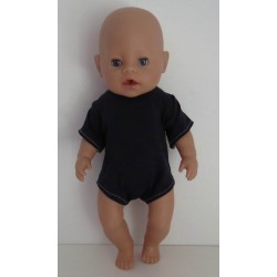 romper donker blauw baby born 43cm