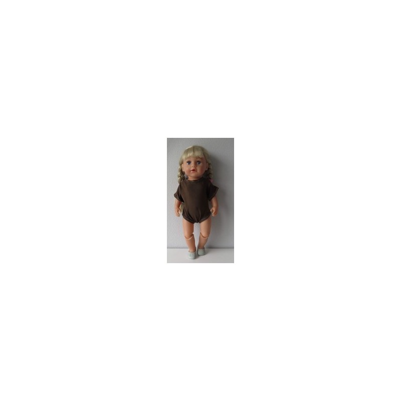 romper bruin baby born 43cm