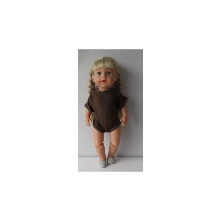 romper bruin baby born 43cm