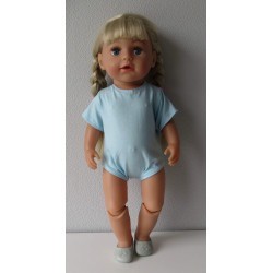 romper blauw baby born 43cm