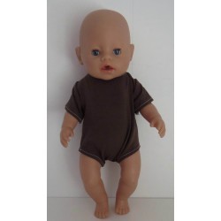 romper bruin baby born 43cm