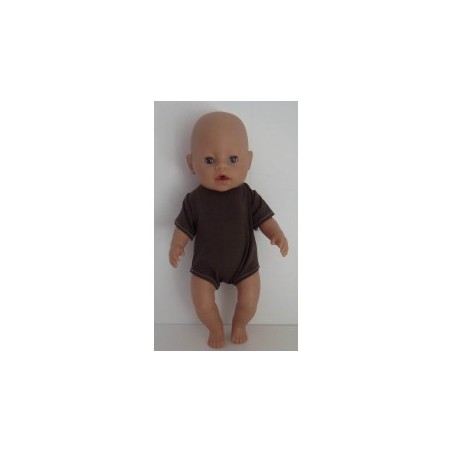 romper bruin baby born 43cm