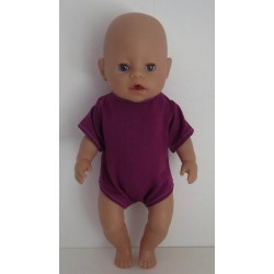 romper obergne baby born 43cm