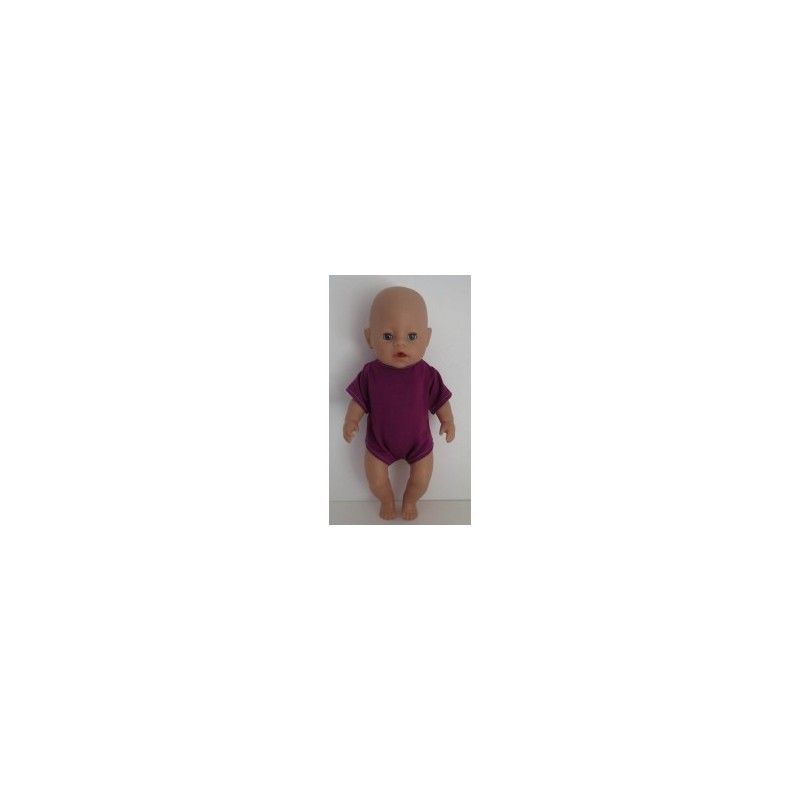 romper obergne baby born 43cm