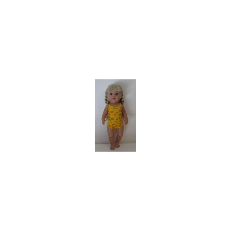 luxe romper geel wolken baby born 43cm