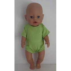 romper licht groen baby born 43cm