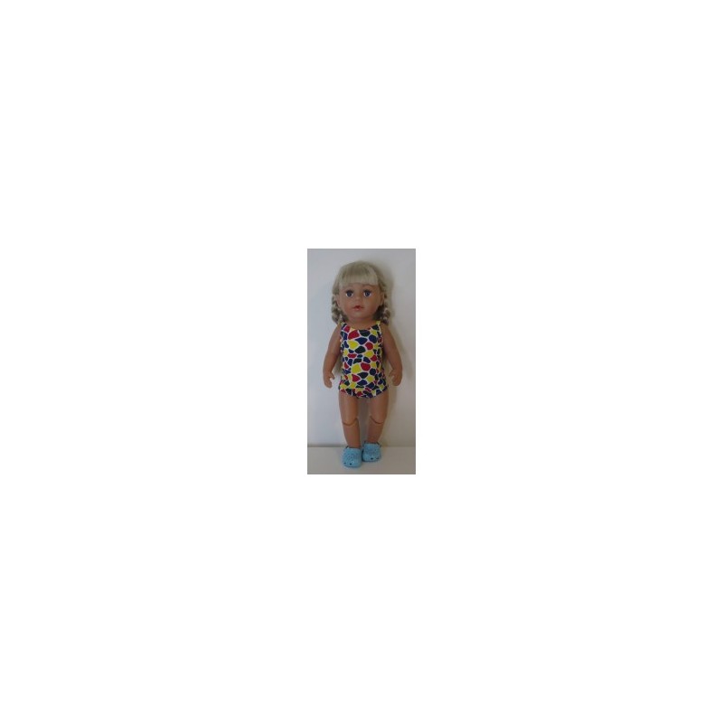 luxe romper gekleurd baby born 43cm