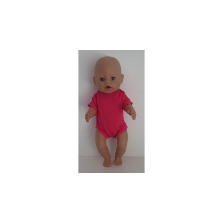romper midden roze  baby born 43cm