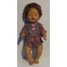 romper grijs olifanten baby born 43cm