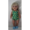 luxe romper groen citroenen baby born 43cm