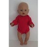 romper rood baby born 43cm