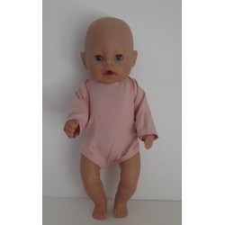 romper zalm roze baby born 43cm