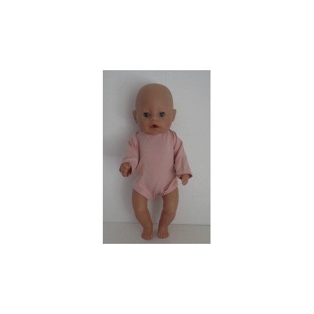 romper zalm roze baby born 43cm