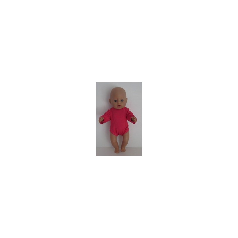 romper midden roze baby born 43cm