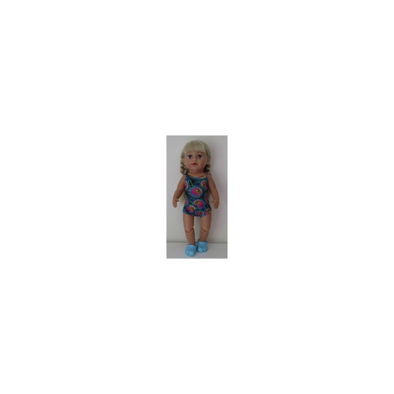 luxe romper paauwveren baby born 43cm