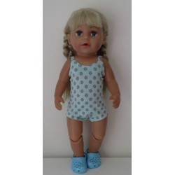 luxe romper met zwart  baby born 43cm