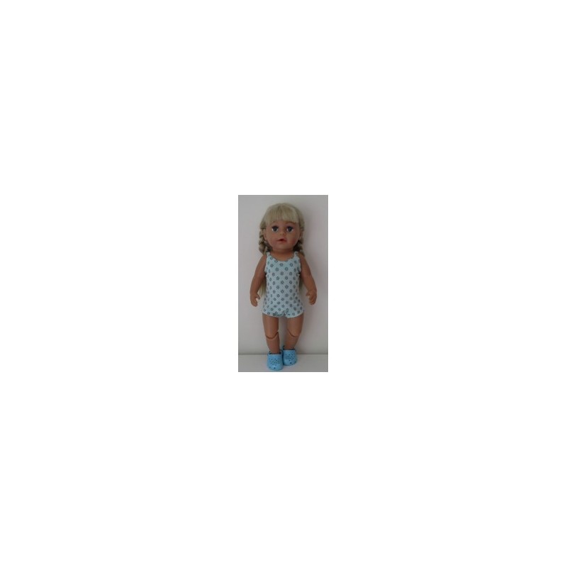 luxe romper met zwart  baby born 43cm