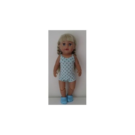 luxe romper met zwart  baby born 43cm