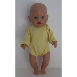 romper geel baby born 43cm