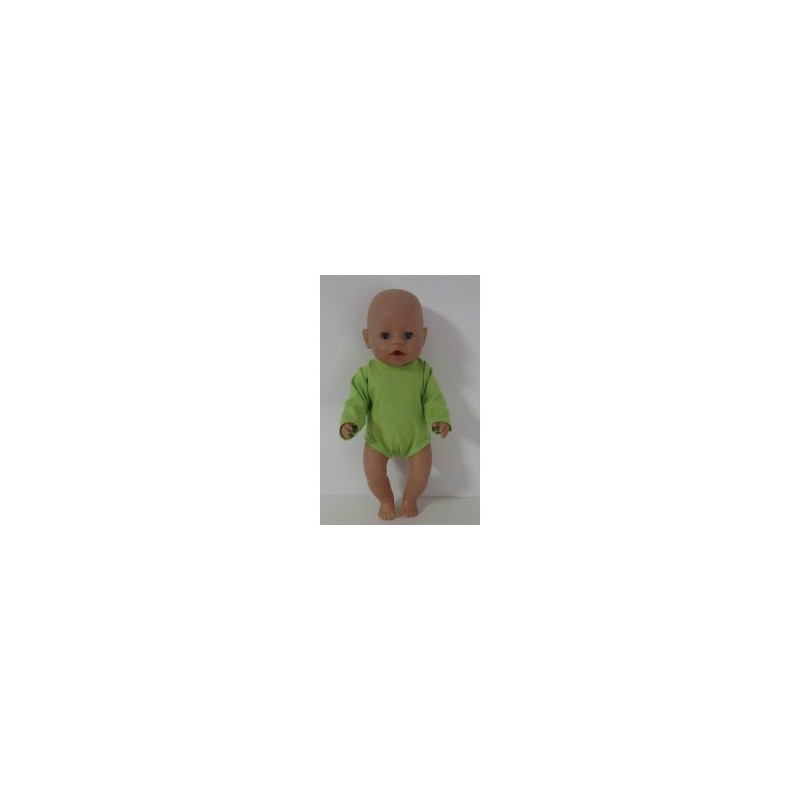 romper licht groen baby born 43cm