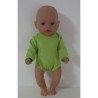romper licht groen baby born 43cm